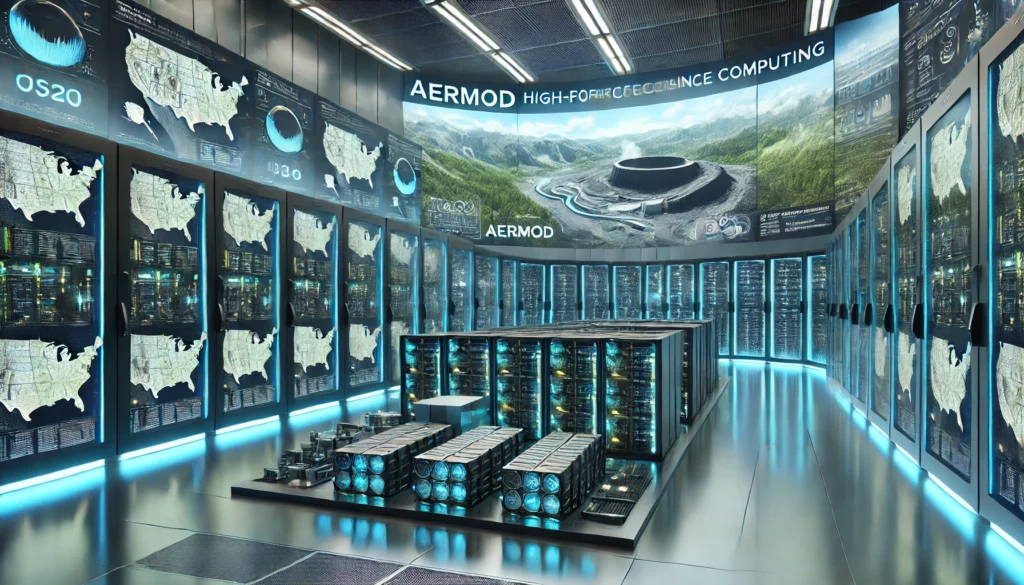 HPC Servers with Coal Mine and USA Map